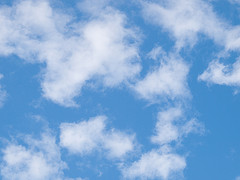 three types of clouds